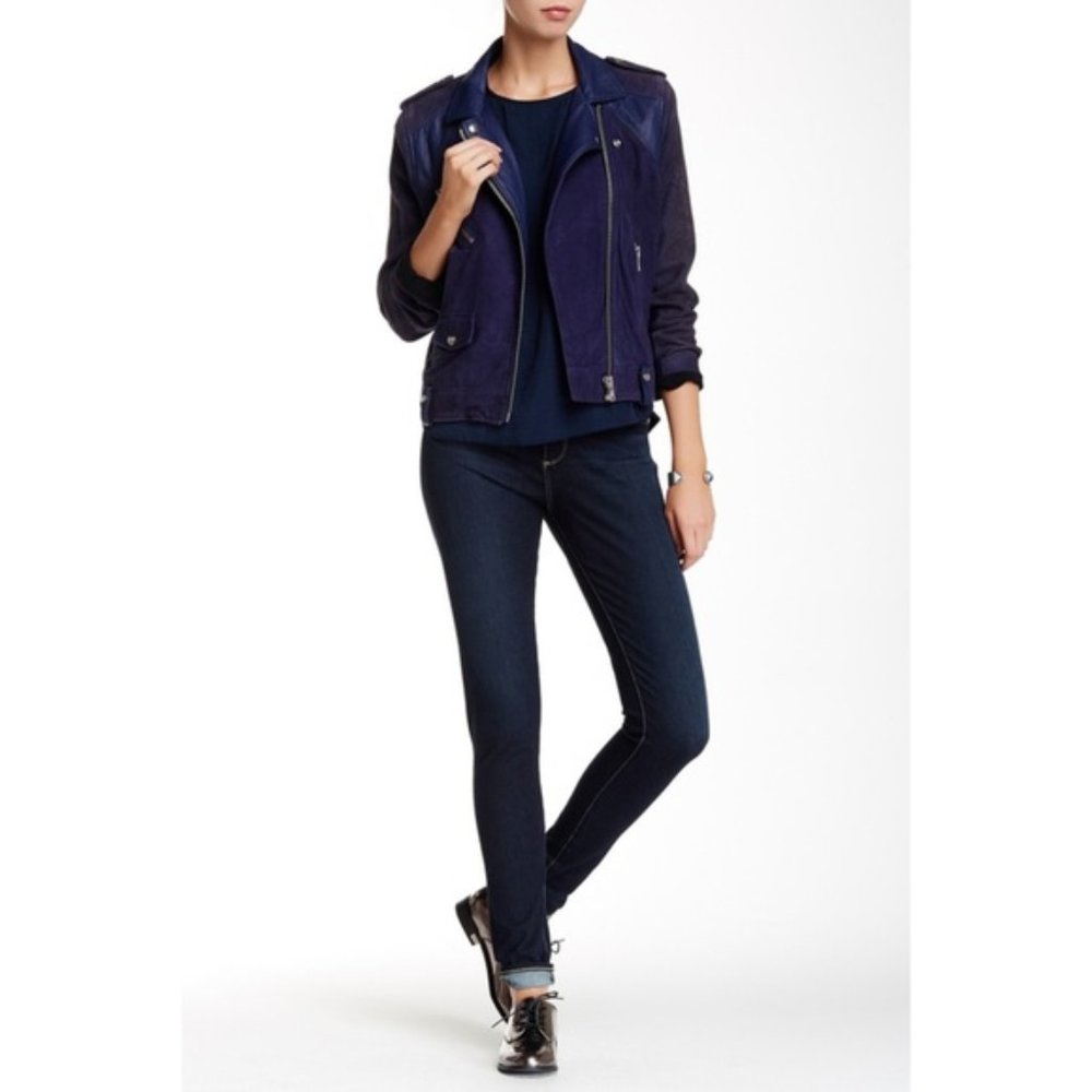 AG Farrah Contour 360 High Rise Skinny Jean, Dark Wash MINT